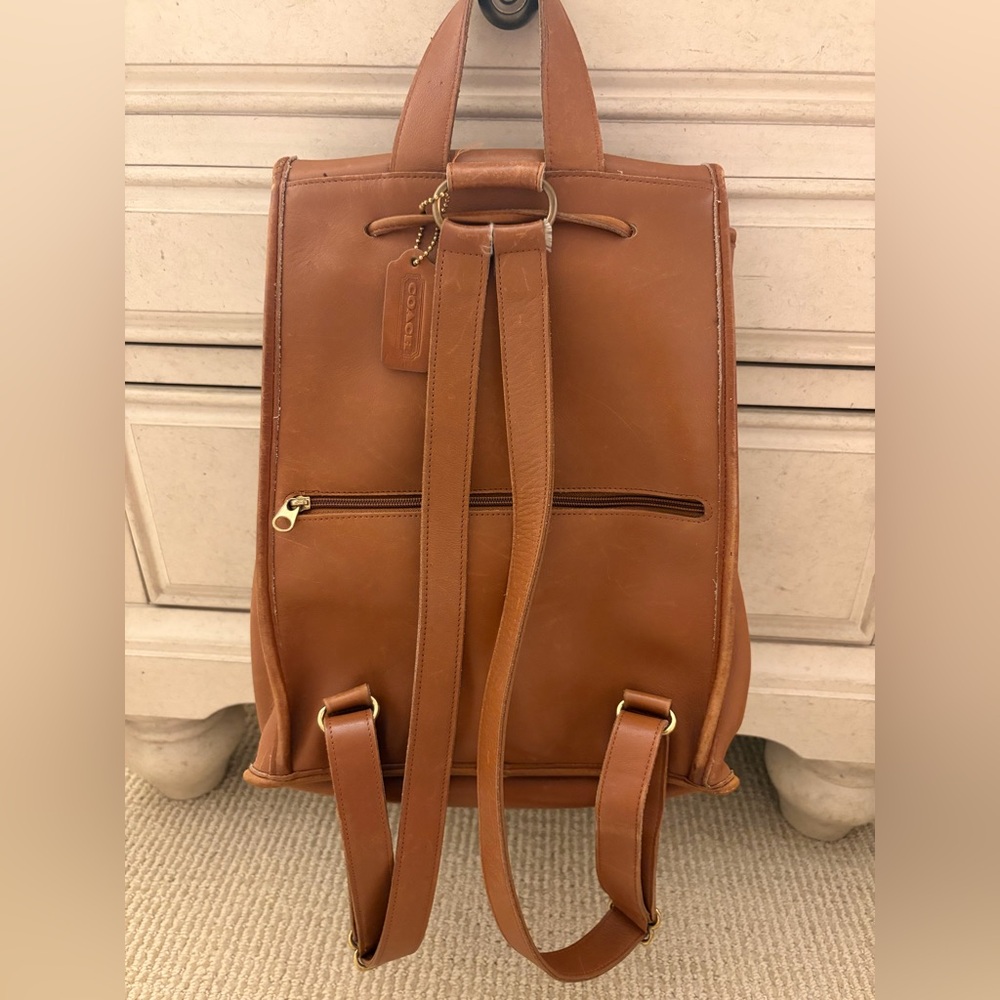 Vintage Coach Leather Backpack - Picture 3 of 6